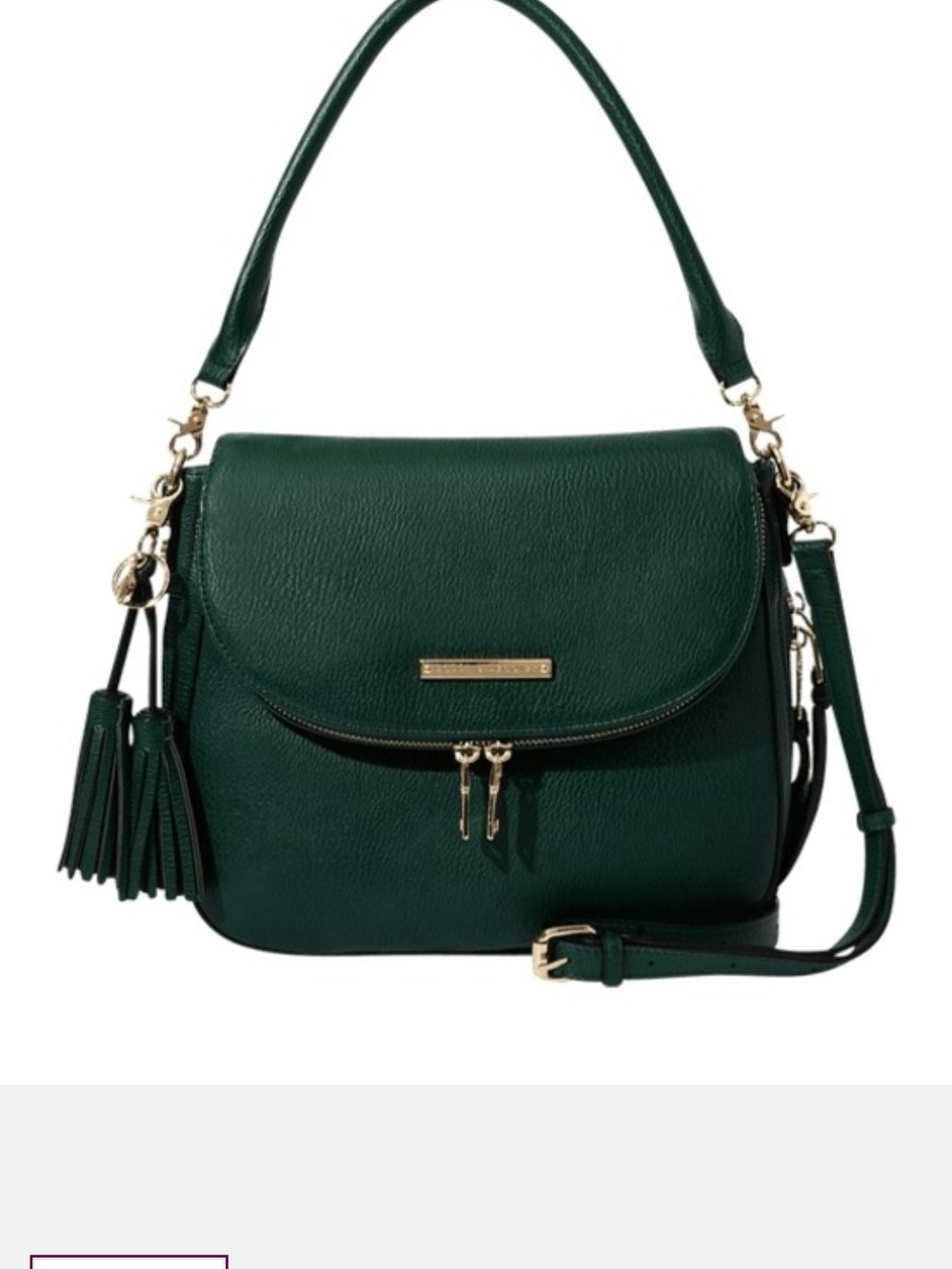 Poppy & Peonies DOWNTOWN CROSSBODY Heritage Green